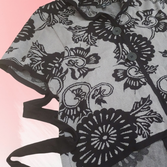 #1781 willi Smith designer cardigan sweater Small S - Picture 2 of 3